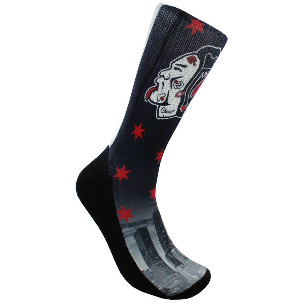 Rufnek Chicago Blackhawks Rep The Chi Socks